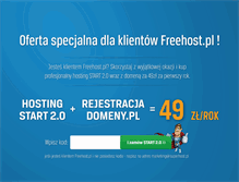 Tablet Screenshot of freehost.pl